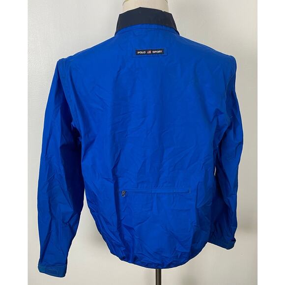 VTG Polo Sport Ralph Lauren lightweight nylon windbreaker vest jacket, M - Picture 3 of 6